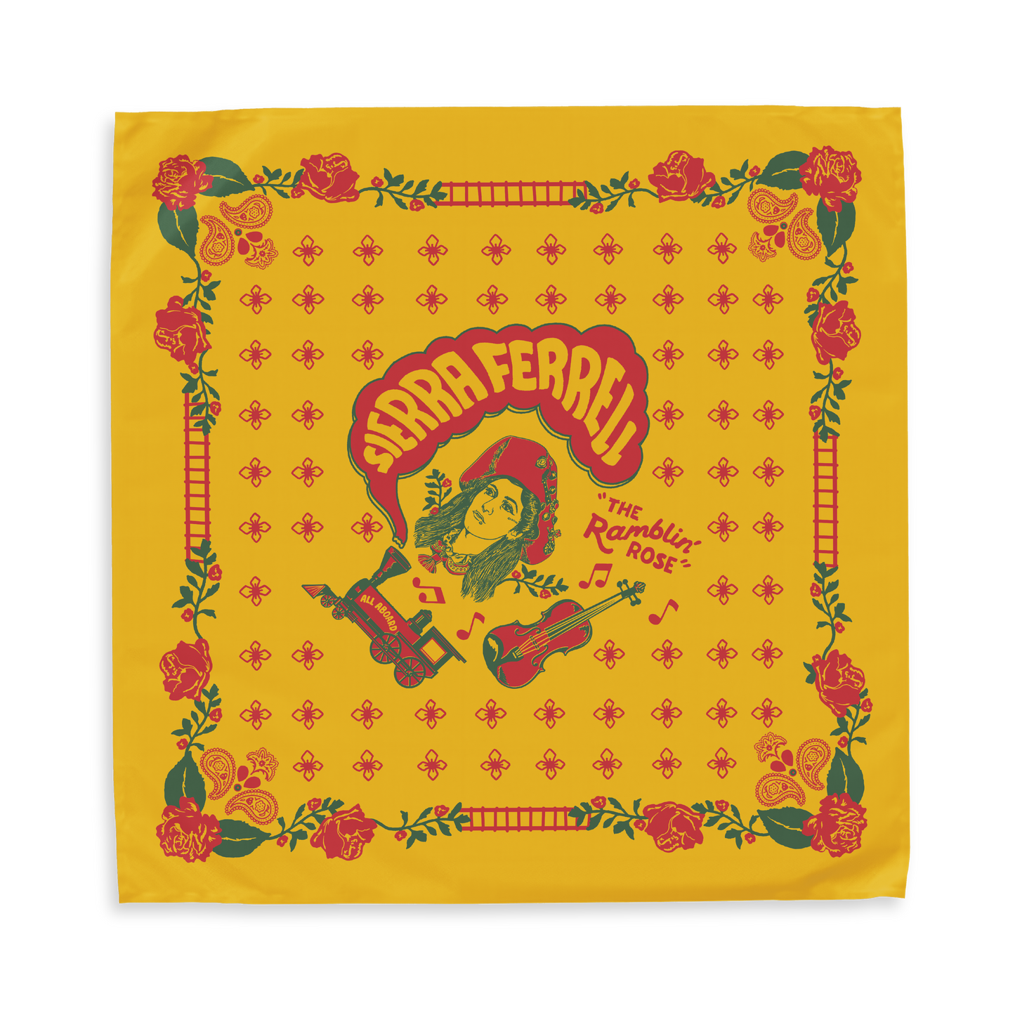 Bandana Train Gold