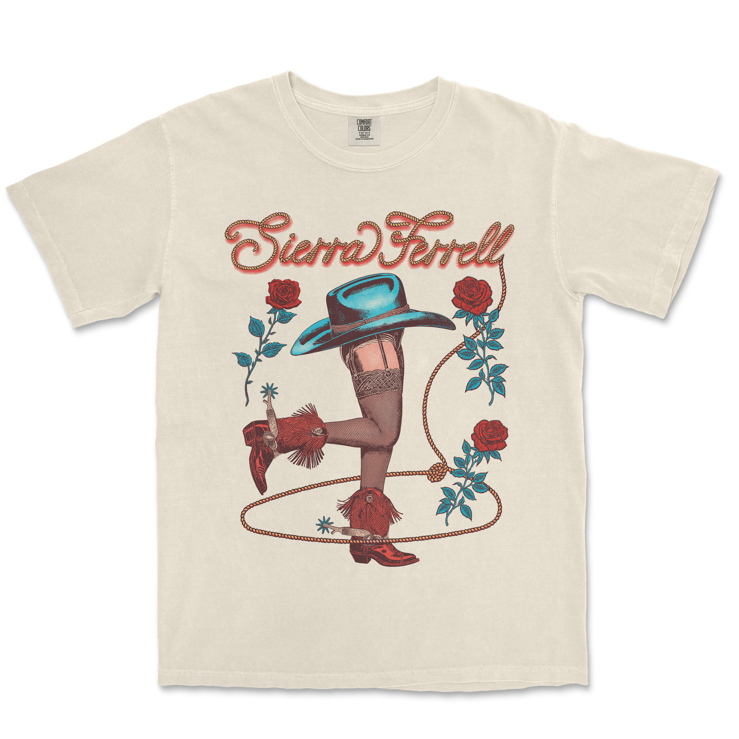 Ivory Hat Legs S/S Tee Shirt
