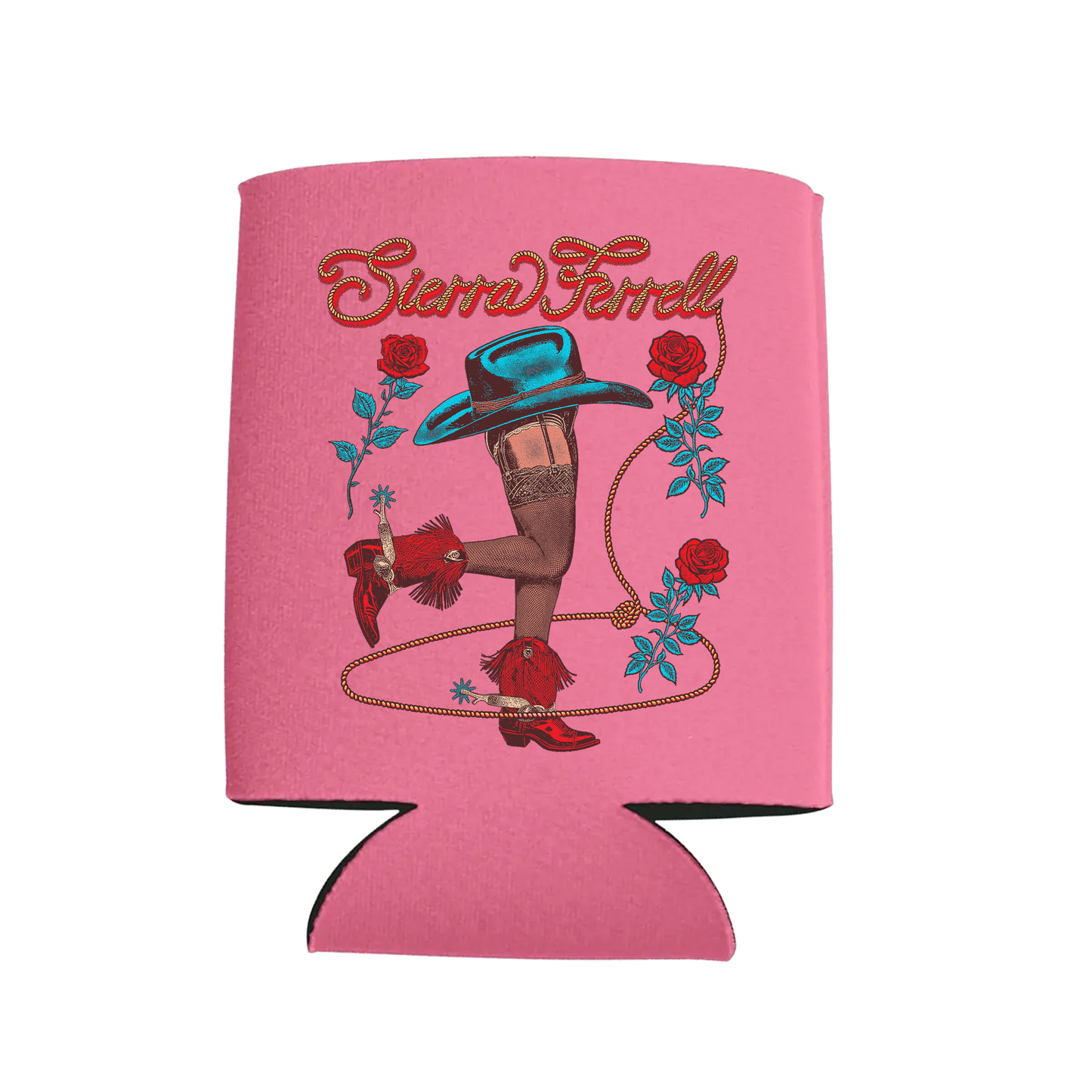 Koozie Pink Hat Legs