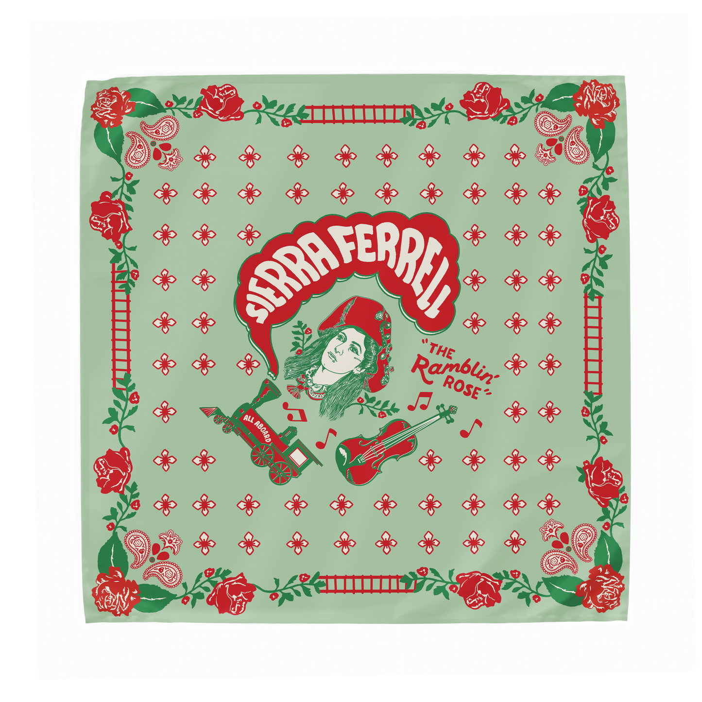 Bandana Train Green