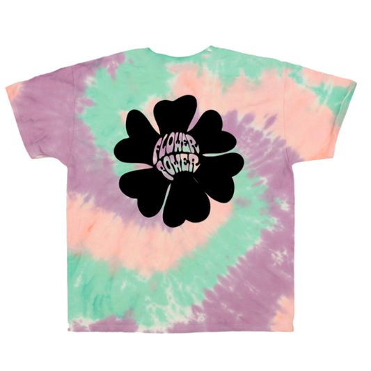 Tie Dye Flower Power Tee