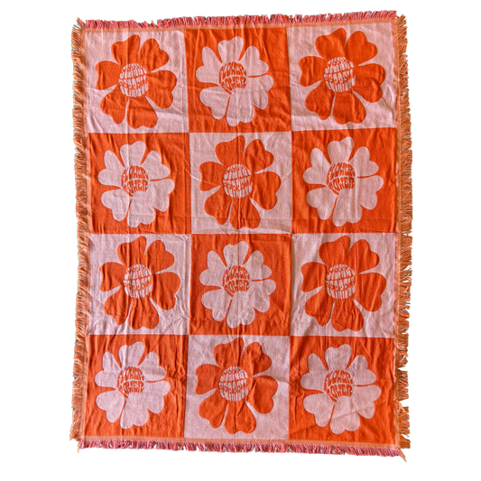 Blanket Flower Power Orange/Pink