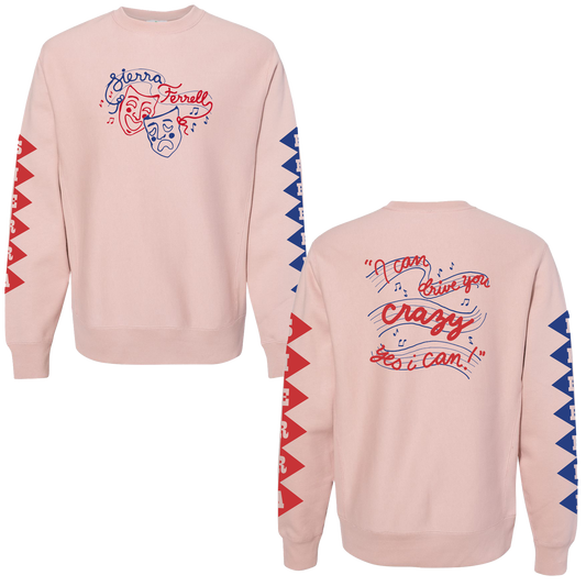 Crewneck Pink Masks