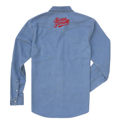 Denim Ramblin' Rose Shirt