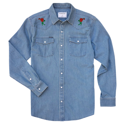 Denim Ramblin' Rose Shirt
