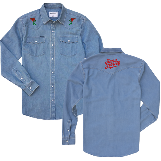 Denim Ramblin' Rose Shirt