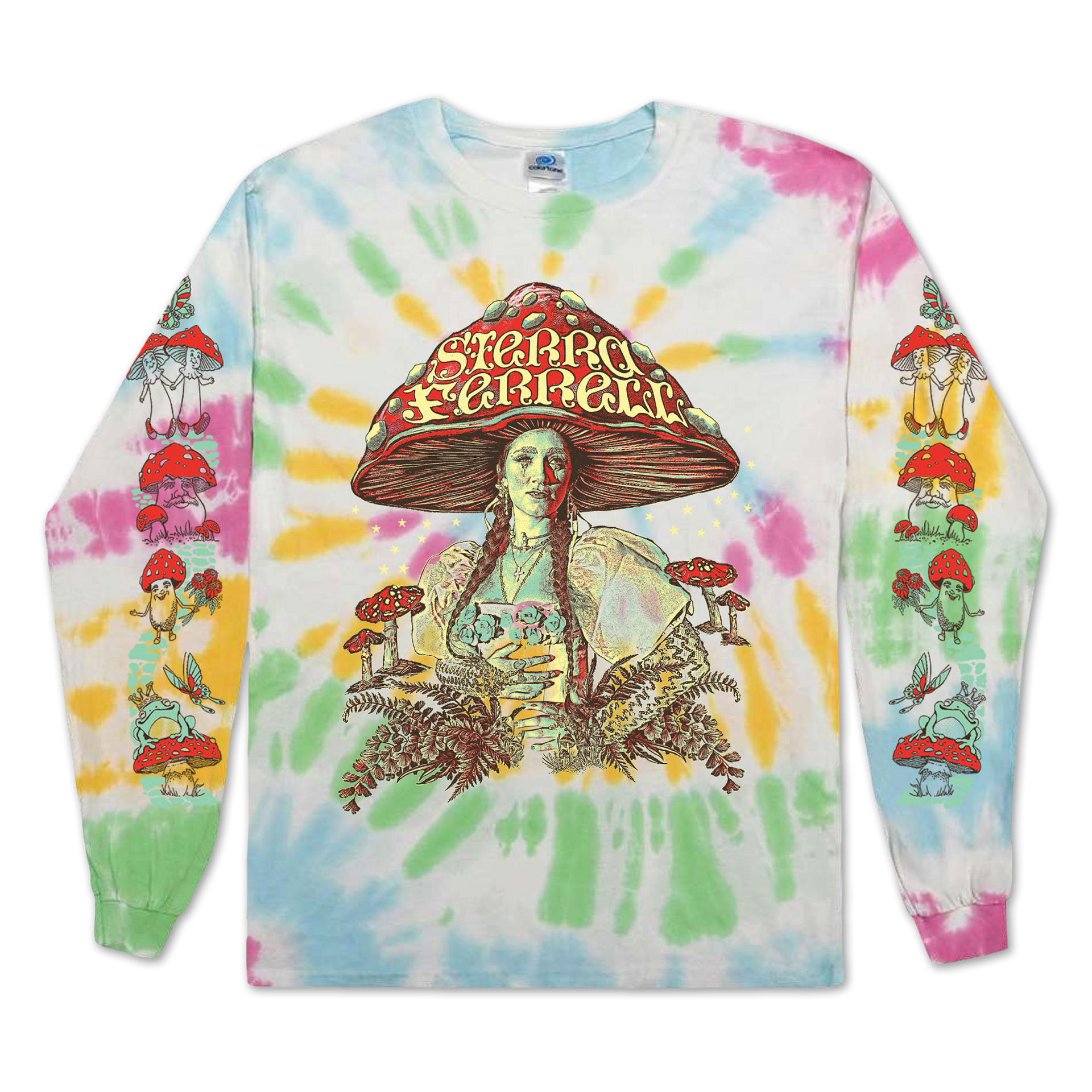 Mushroom Head (Tie-Dye) L/S T-shirt – Sierra Ferrell