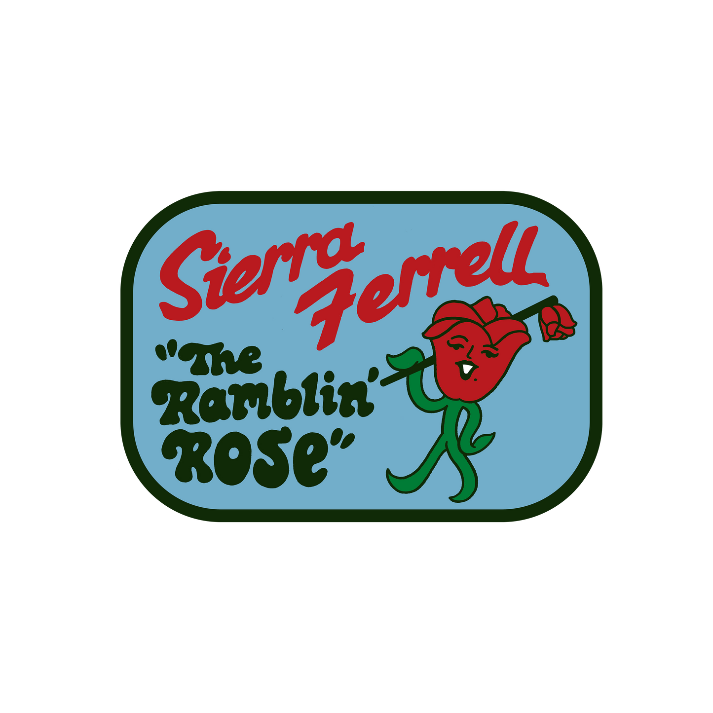 Sticker Ramblin' Rose