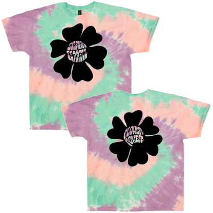 Tie Dye Flower Power Tee